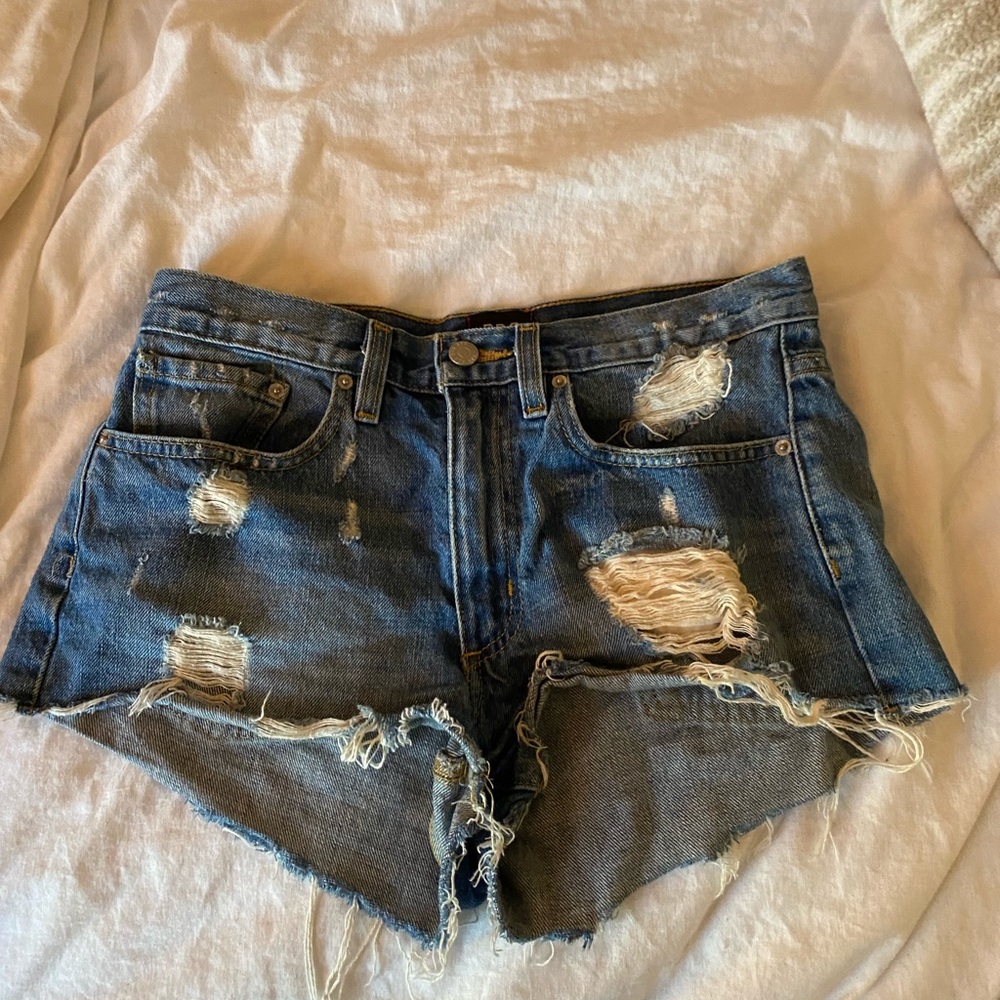 Medium wash Urban Outfitters shorts